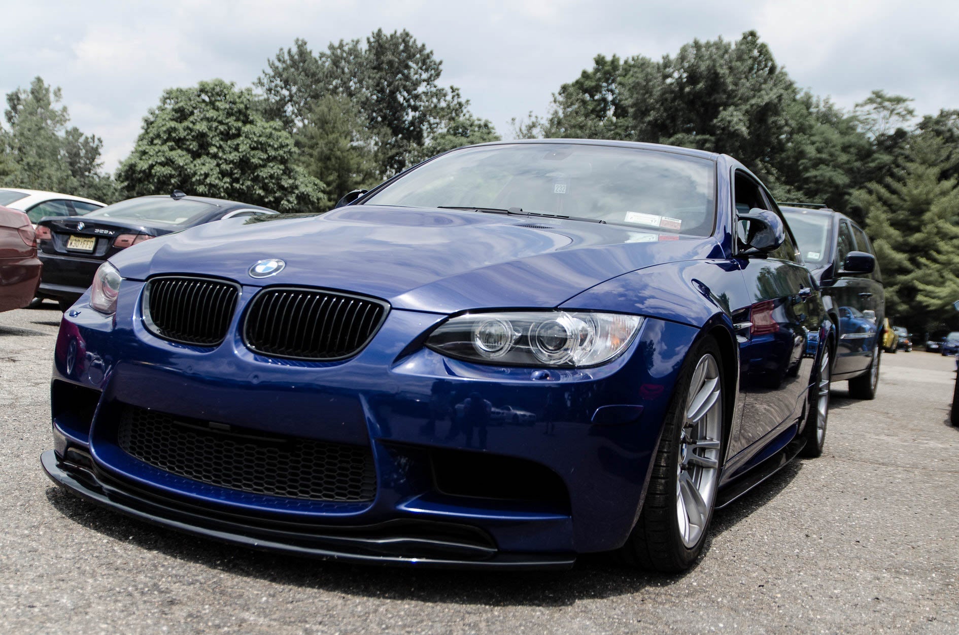 BMW E9X M3 GTS Style Carbon Fiber Front Lip - JL Motoring