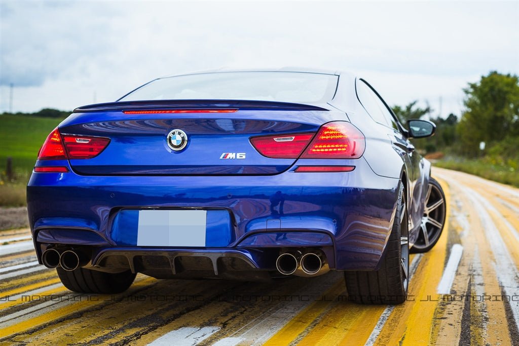 BMW F06 F12 F13 M6 Carbon Fiber Rear Diffuser - JL Motoring