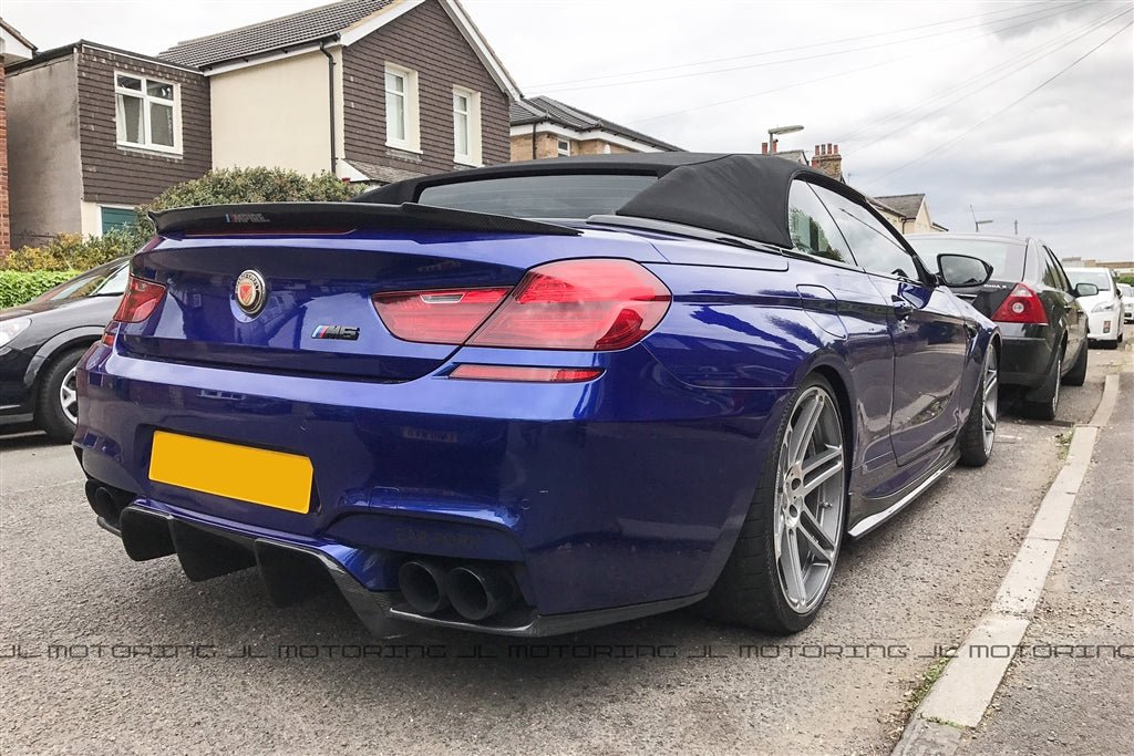 BMW F06 F12 F13 M6 Carbon Fiber Rear Diffuser - JL Motoring
