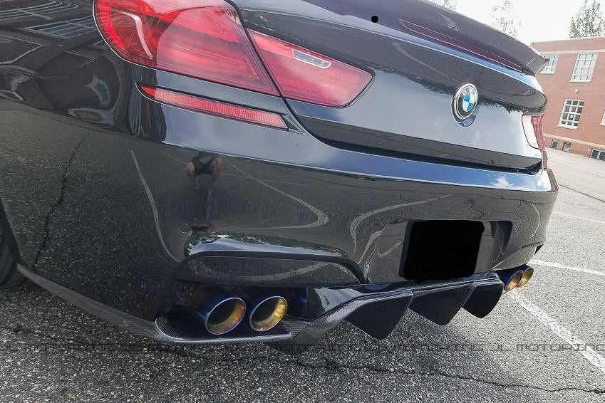 BMW F06 F12 F13 M6 Carbon Fiber Rear Diffuser - JL Motoring