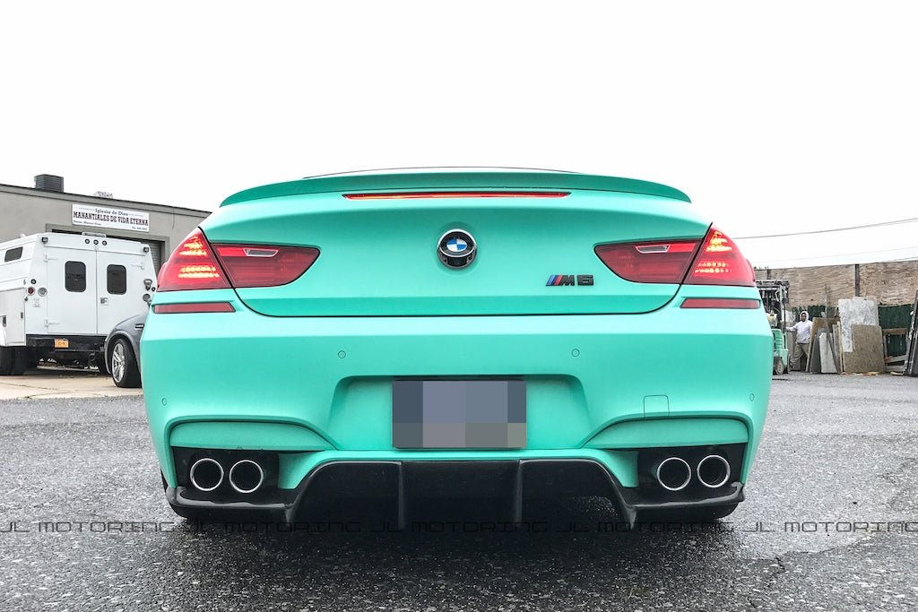BMW F06 F12 F13 M6 Carbon Fiber Rear Diffuser - JL Motoring