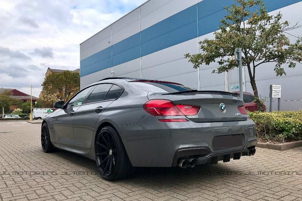 BMW F06 F12 F13 M6 V3 Carbon Fiber Rear Diffuser - JL Motoring