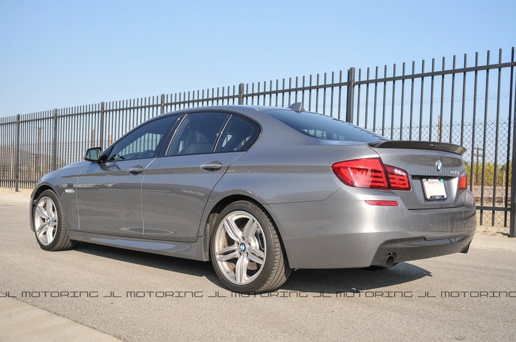 BMW F10 5 Series 3D Style Carbon Fiber Trunk Spoiler - JL Motoring