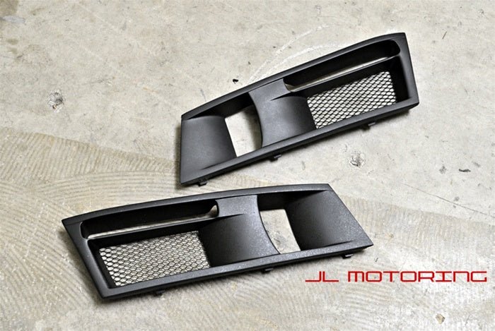 BMW F10 5 Series Fog Light Covers with LED Daytime Running Lights - JL Motoring