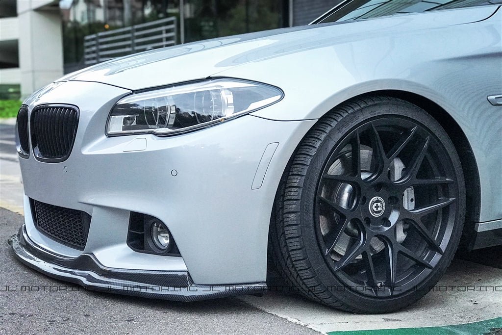 BMW F10 5 Series M Sport Carbon Fiber Front Spoiler - JL Motoring
