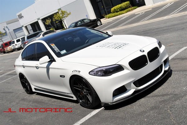 BMW F10 5 Series M Sport Carbon Fiber Front Spoiler - JL Motoring