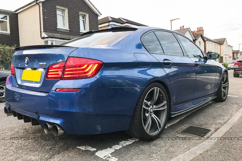 BMW F10 5 Series Performance Style Carbon Fiber Trunk Spoiler - JL Motoring
