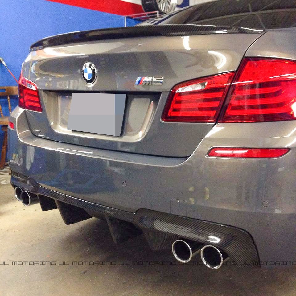 BMW F10 5 Series Performance Style Carbon Fiber Trunk Spoiler - JL Motoring