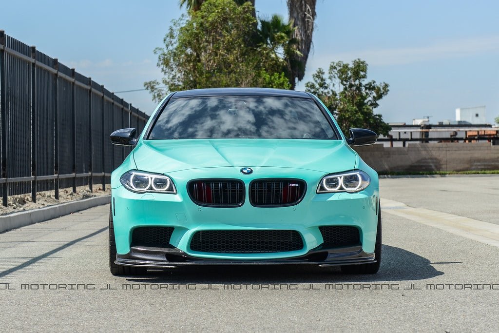BMW F10 M5 3D Carbon Fiber Front Spoiler - JL Motoring