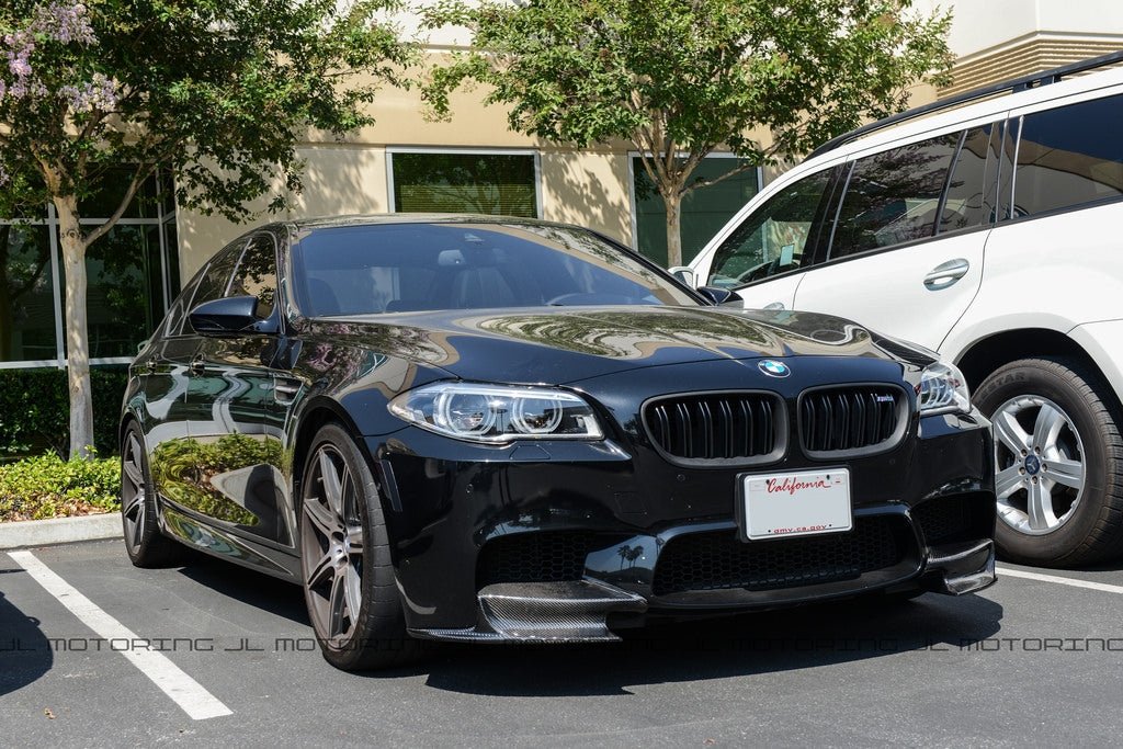 BMW F10 M5 Carbon Fiber Front Splitters - JL Motoring