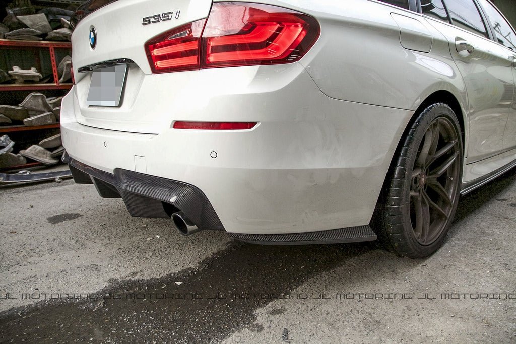 BMW F10 M5 M Sport Carbon Fiber Rear Bumper Side Skirts - JL Motoring