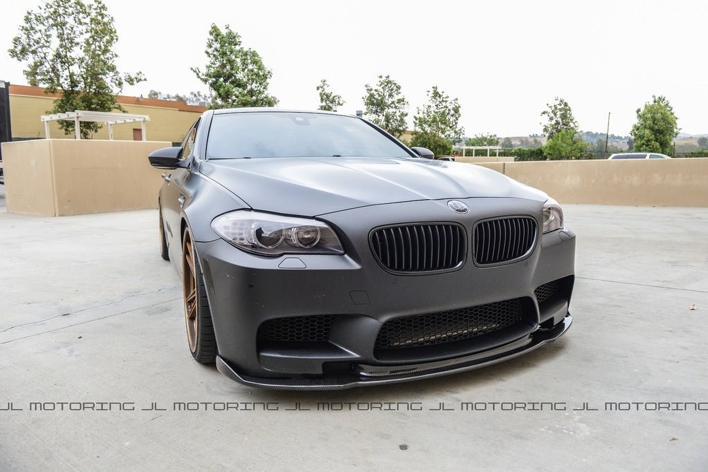 BMW F10 M5 V1 Carbon Fiber Front Spoiler - JL Motoring