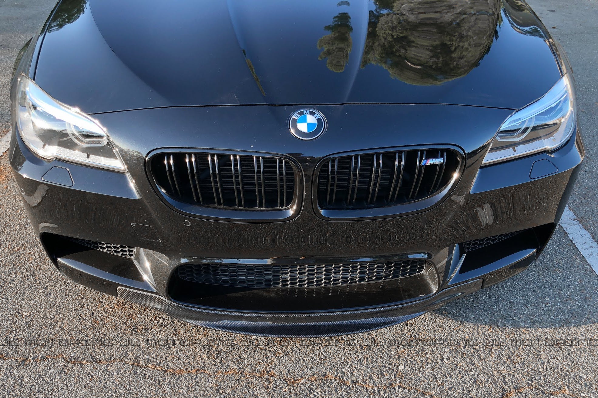 BMW F10 M5 V3 Carbon Fiber Front Splitter - JL Motoring