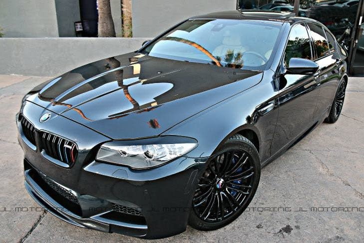 BMW F10 M5 V3 Carbon Fiber Front Splitter - JL Motoring