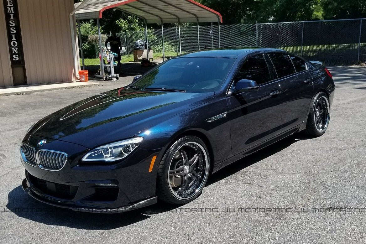 BMW F12 F13 F06 6 Series M Sport Carbon Fiber Front Spoiler - JL Motoring