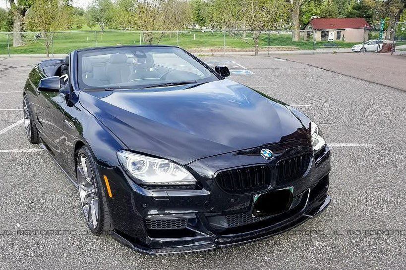 BMW F12 F13 F06 6 Series M Sport Carbon Fiber Front Spoiler - JL Motoring
