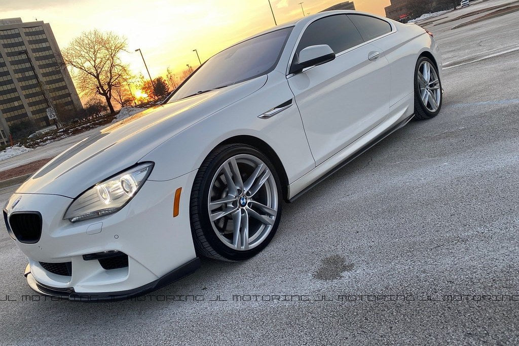 BMW F12 F13 F06 6 Series M Sport Carbon Fiber Front Spoiler - JL Motoring