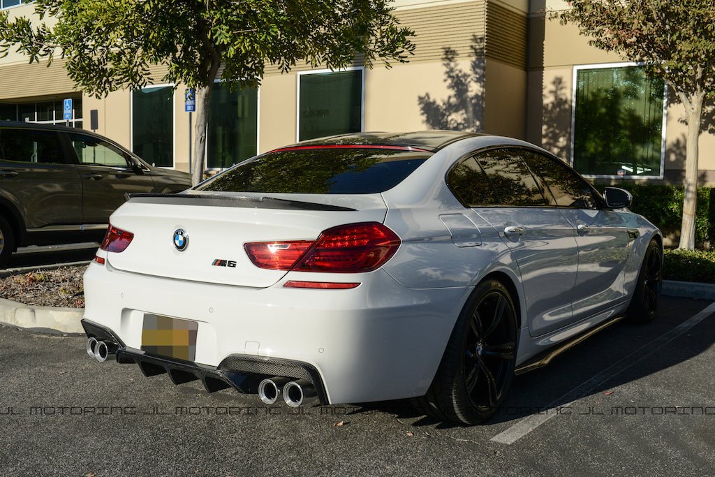 BMW F12 F13 F06 M6 V2 Style Carbon Fiber Trunk Spoiler - JL Motoring