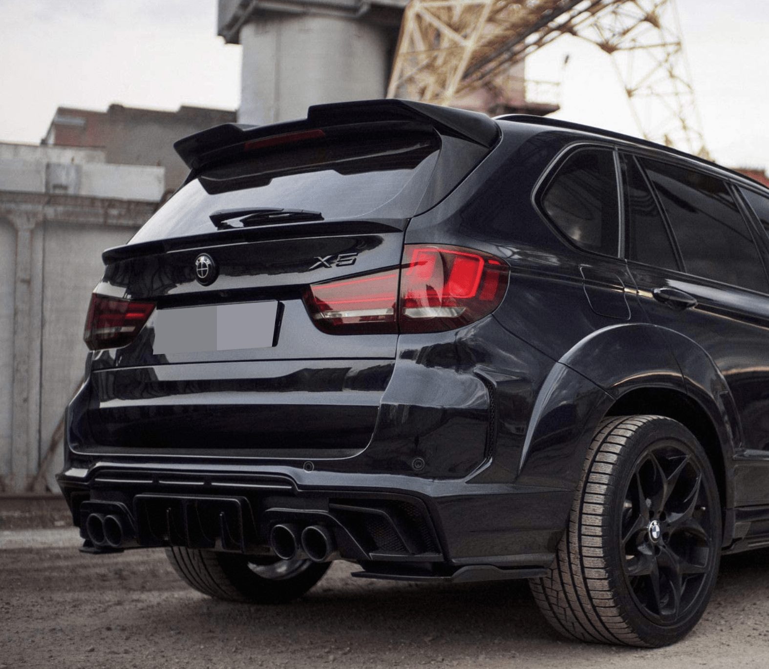 BMW F15 X5 F85 X5M Carbon Fiber Trunk Spoiler - JL Motoring