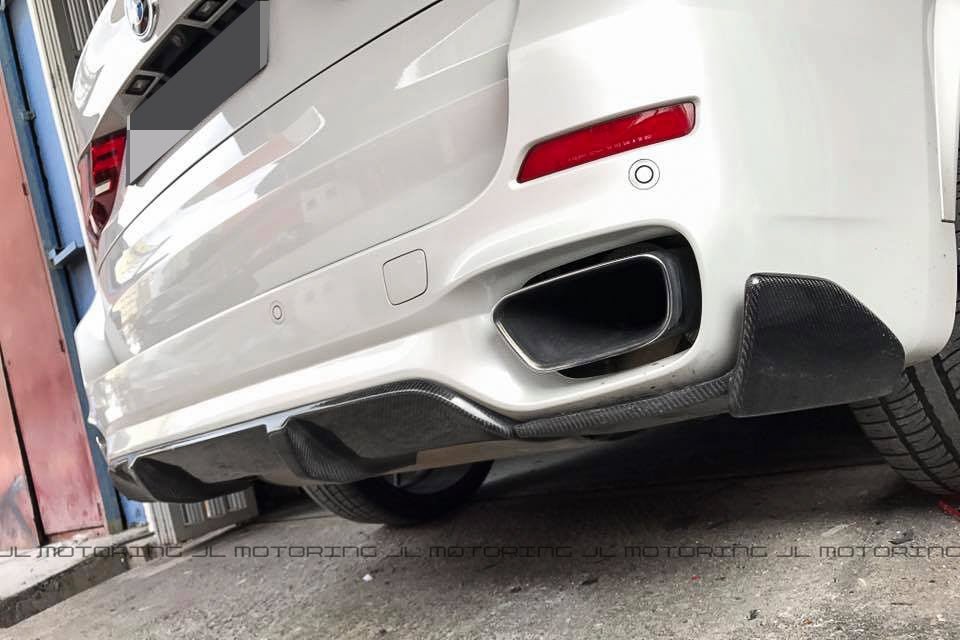 BMW F15 X5 M Sport Performance Carbon Fiber Rear Diffuser - JL Motoring