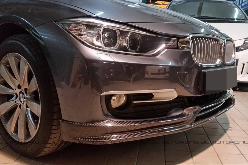 BMW F30 3 Series Carbon Fiber Front Lip - JL Motoring