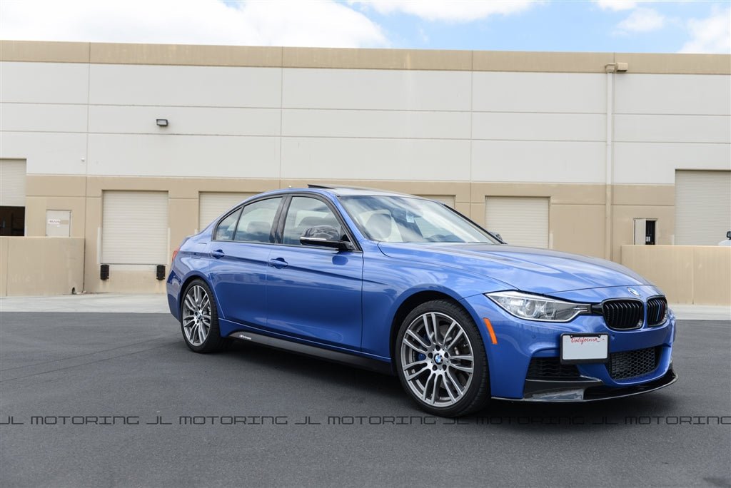 BMW F30 3 Series M Sport Carbon Fiber Front Lip - JL Motoring