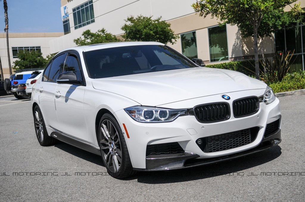 BMW F30 3 Series M Sport Carbon Fiber Front Lip - JL Motoring