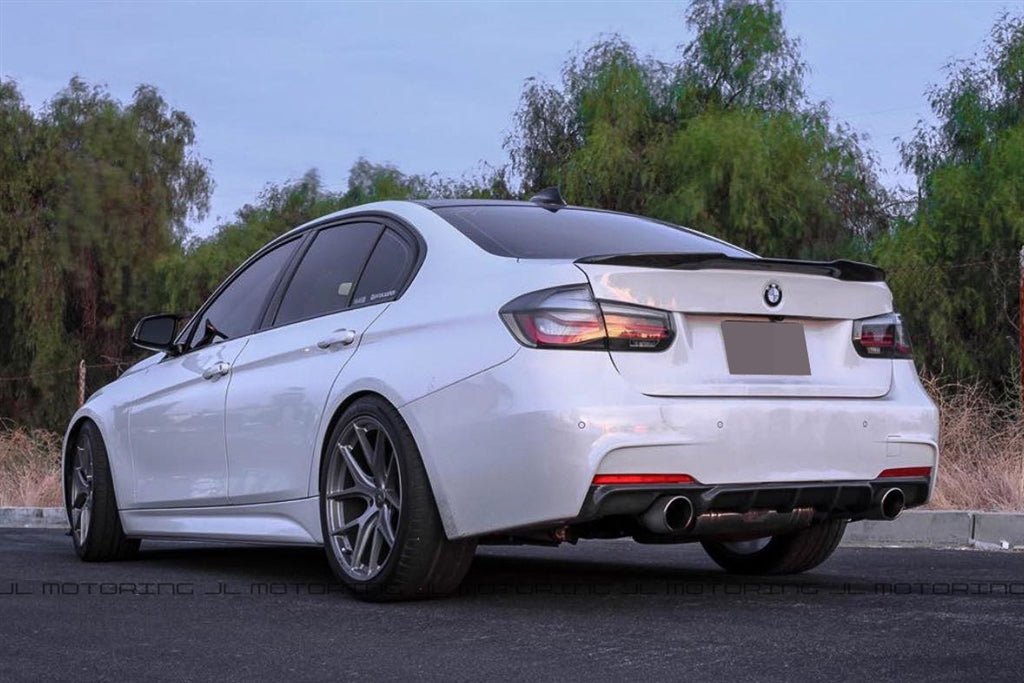 BMW F30 3 Series M Sport Performance Carbon Fiber Rear Diffuser - JL Motoring