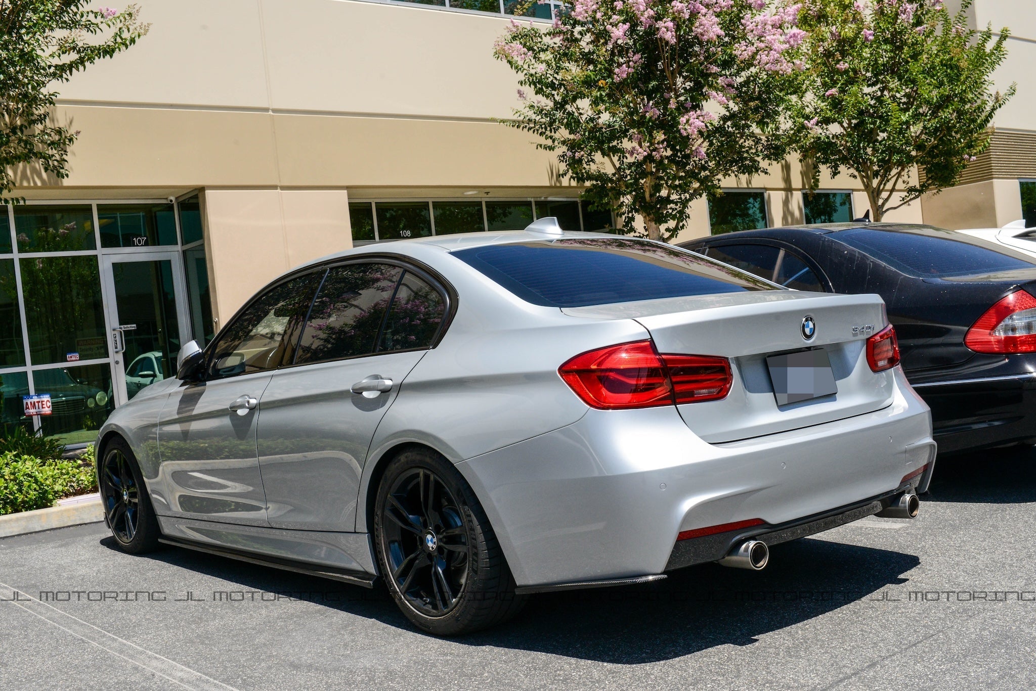 BMW F30 F31 Carbon Fiber Rear Bumper Side Skirts - JL Motoring