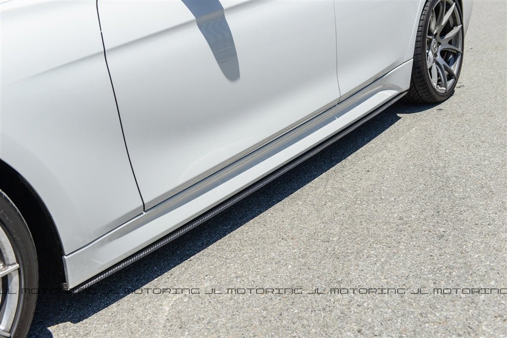 BMW F30 F31 Performance Carbon Fiber Side Skirts - JL Motoring
