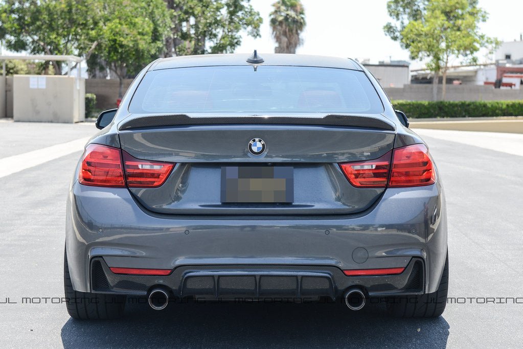 BMW F32 4 Series CS Carbon Fiber Trunk Spoiler - JL Motoring