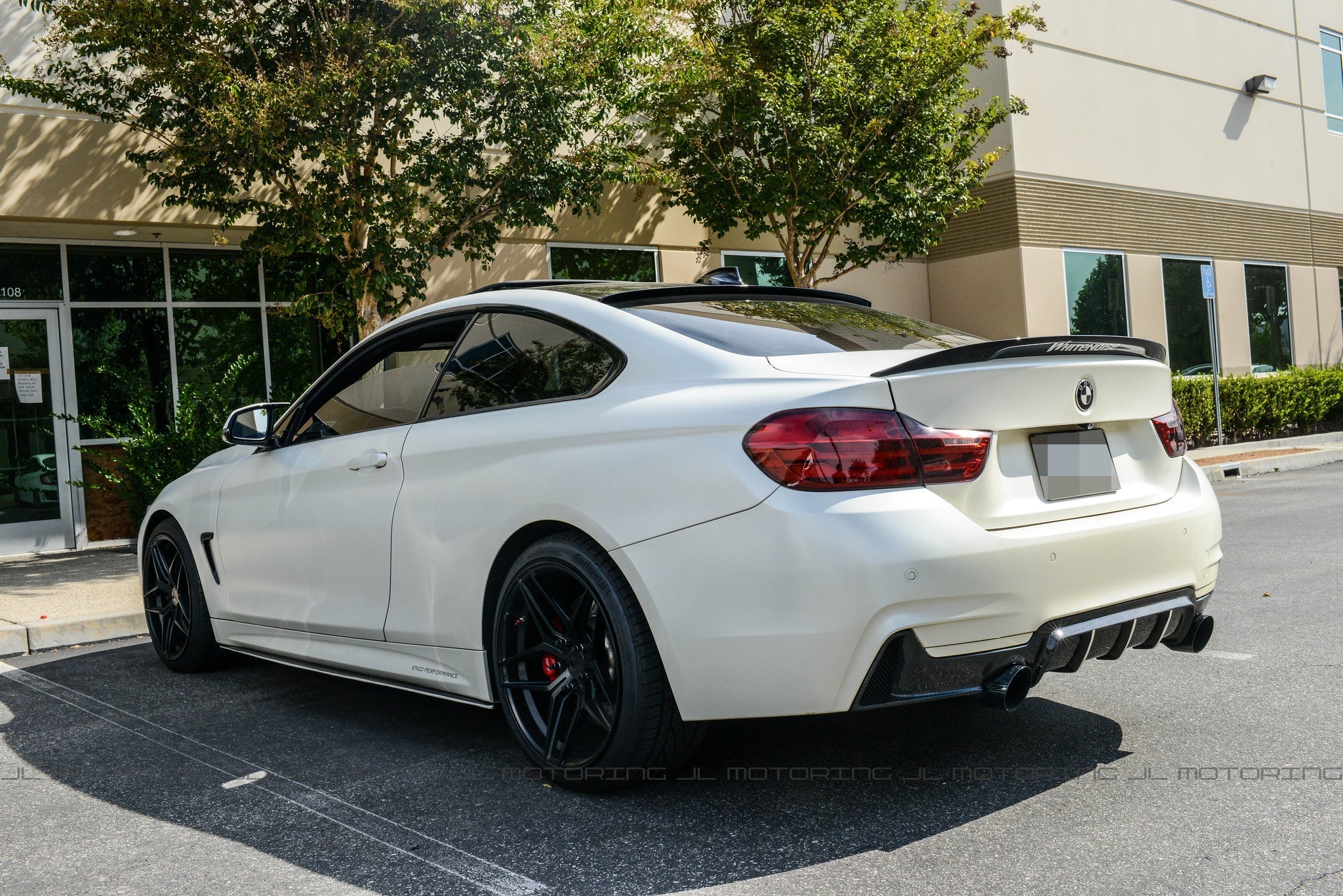 BMW F32 4 Series M Sport Performance Carbon Fiber Rear Diffuser - JL Motoring