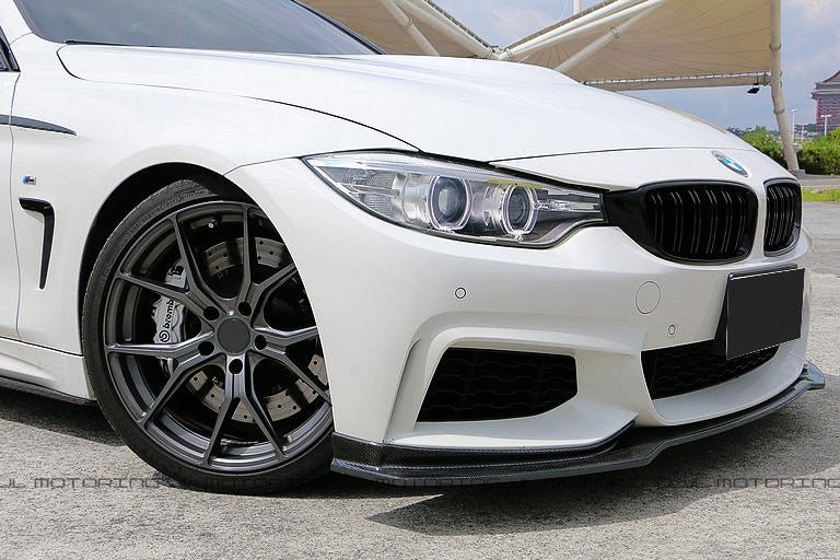 BMW F32 4 Series M Sport V2 Carbon Fiber Front Lip - JL Motoring