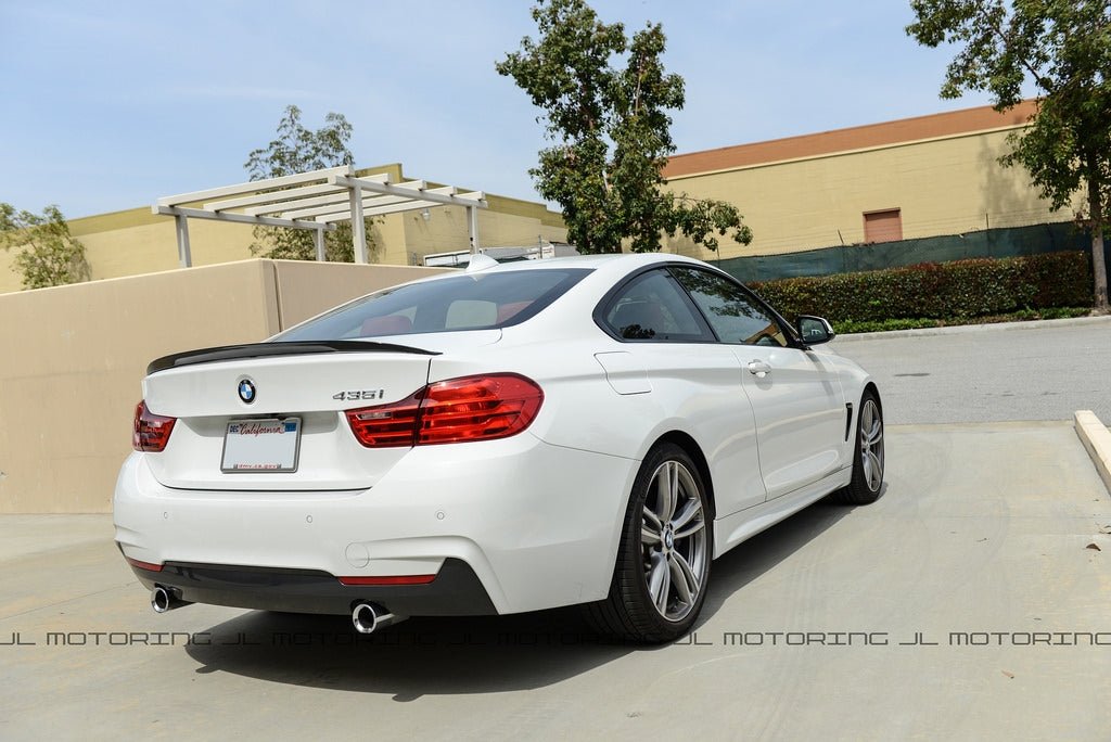 BMW F32 4 Series Performance Style Carbon Fiber Trunk Spoiler - JL Motoring