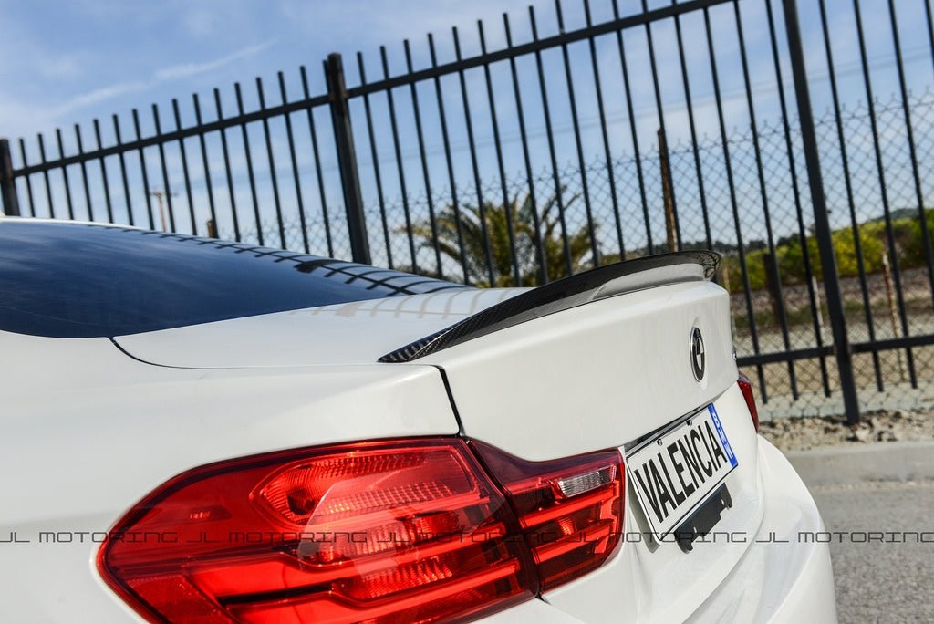 BMW F32 4 Series Performance Style Carbon Fiber Trunk Spoiler - JL Motoring