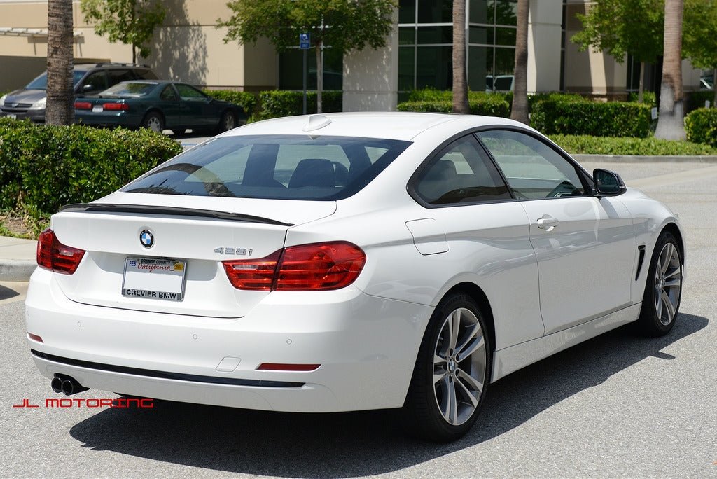 BMW F32 4 Series Performance Style Carbon Fiber Trunk Spoiler - JL Motoring