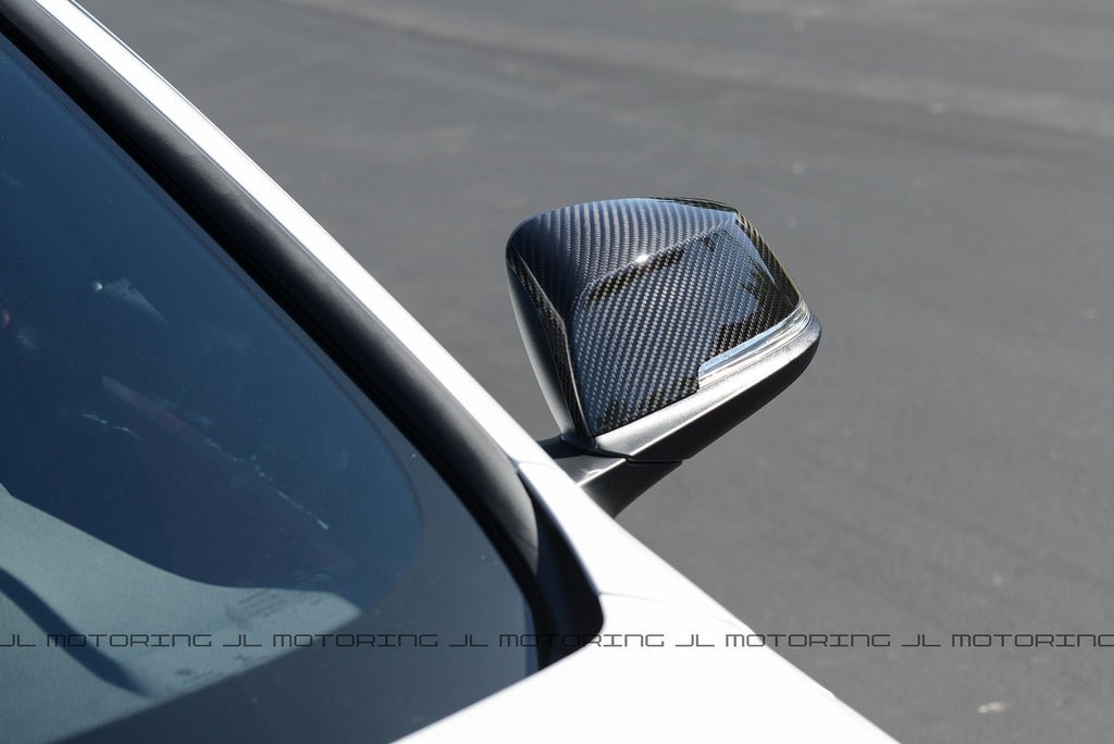 BMW F32 F33 F36 4 Series 428 430 435 440 Carbon Fiber Mirror Covers - JL Motoring