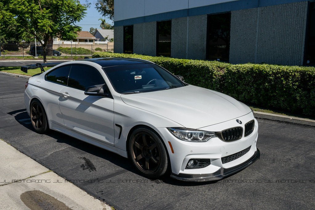 BMW F32 F33 F36 4 Series M Sport Carbon Fiber Front Lip - JL Motoring