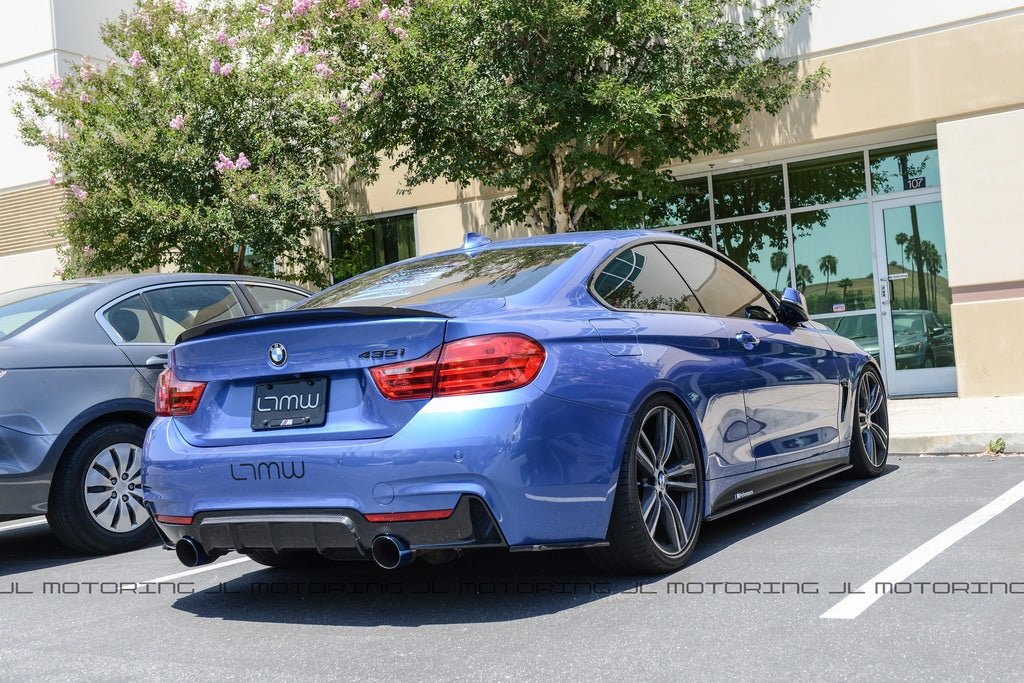 BMW F32 F33 F36 Carbon Fiber Side Skirts - JL Motoring