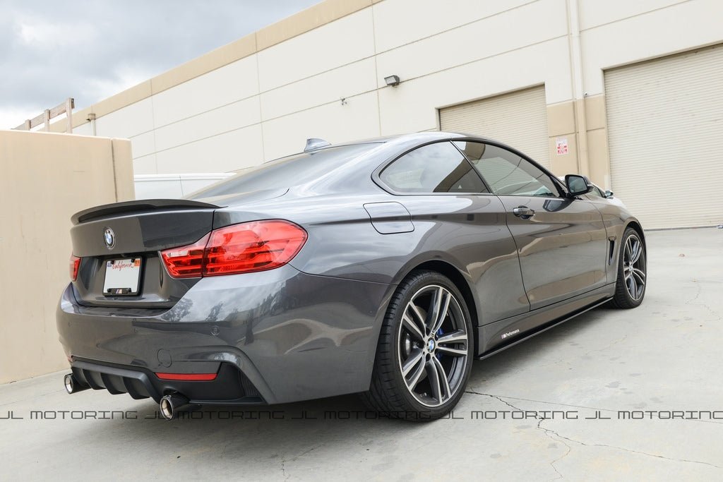 BMW F32 F33 F36 Carbon Fiber Side Skirts - JL Motoring