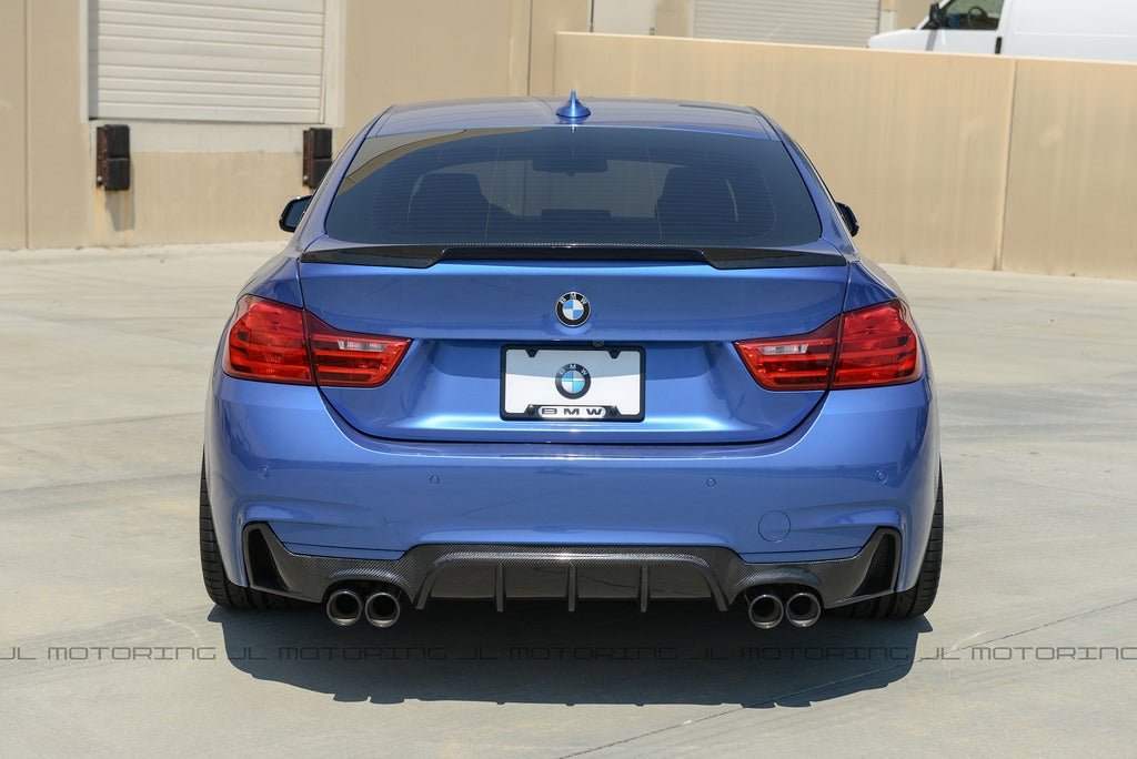 BMW F36 4 Series Gran Coupe Performance Carbon Fiber Trunk Spoiler - JL Motoring