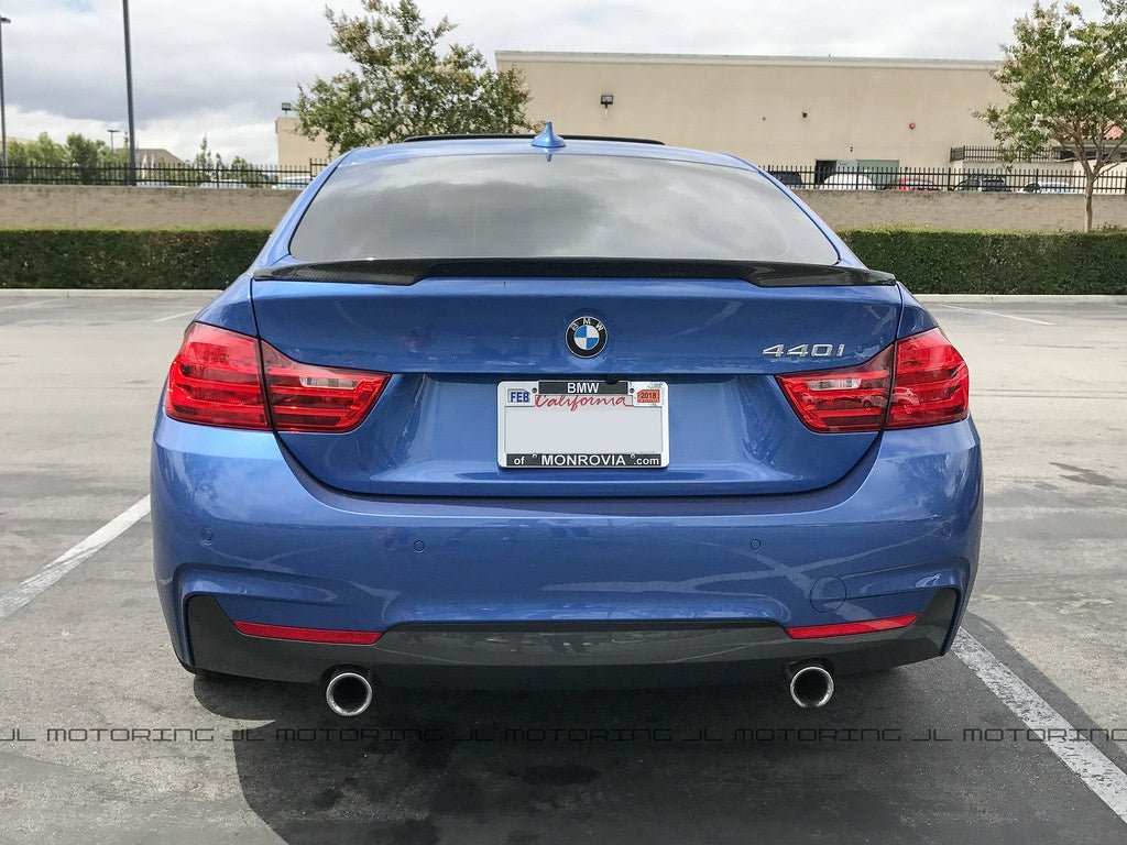 BMW F36 4 Series Gran Coupe Performance Carbon Fiber Trunk Spoiler - JL Motoring