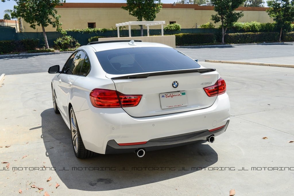 BMW F36 4 Series Gran Coupe Performance Carbon Fiber Trunk Spoiler - JL Motoring