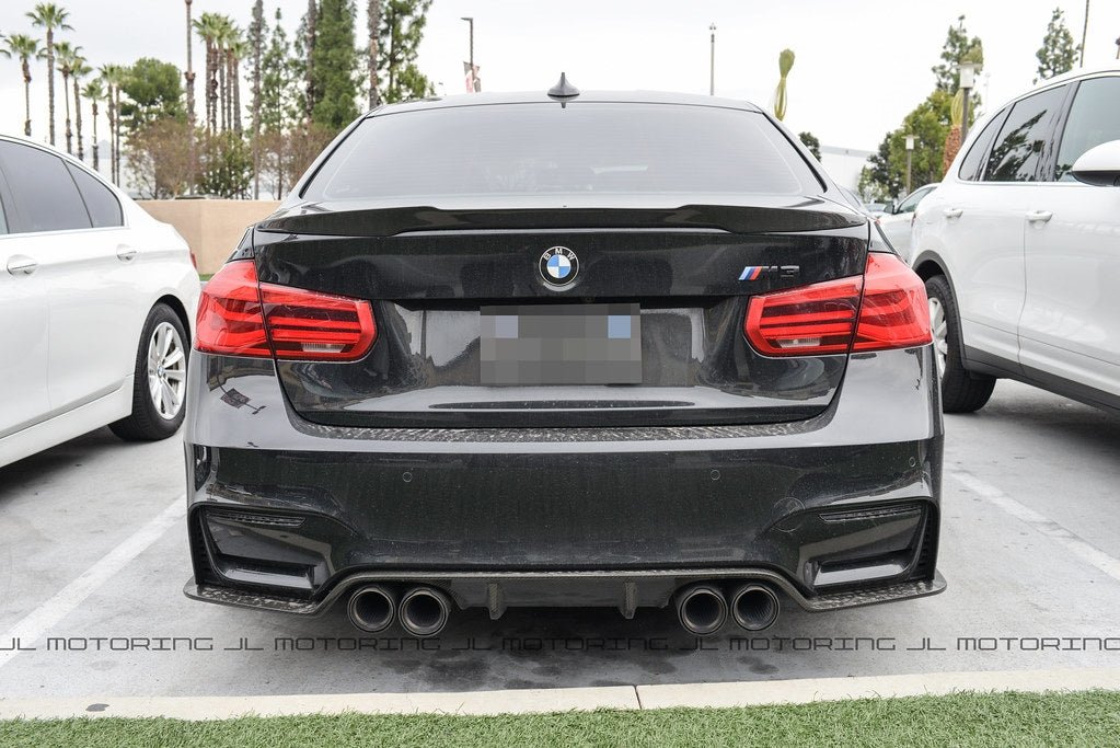 BMW F80 F82 F83 M3 M4 3D Carbon Fiber Rear Diffuser - JL Motoring