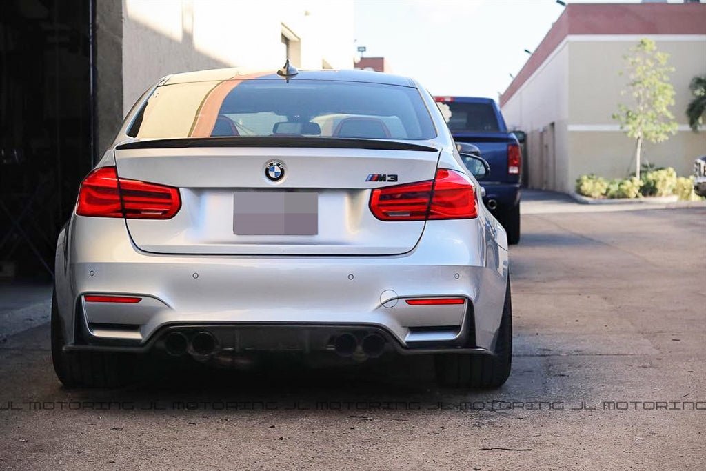 BMW F80 F82 F83 M3 M4 3D Carbon Fiber Rear Diffuser - JL Motoring