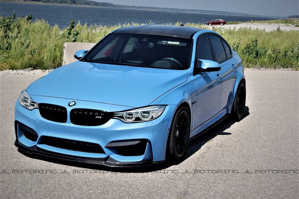 BMW F80 F82 F83 M3 M4 Carbon Fiber Bumper Trims - JL Motoring