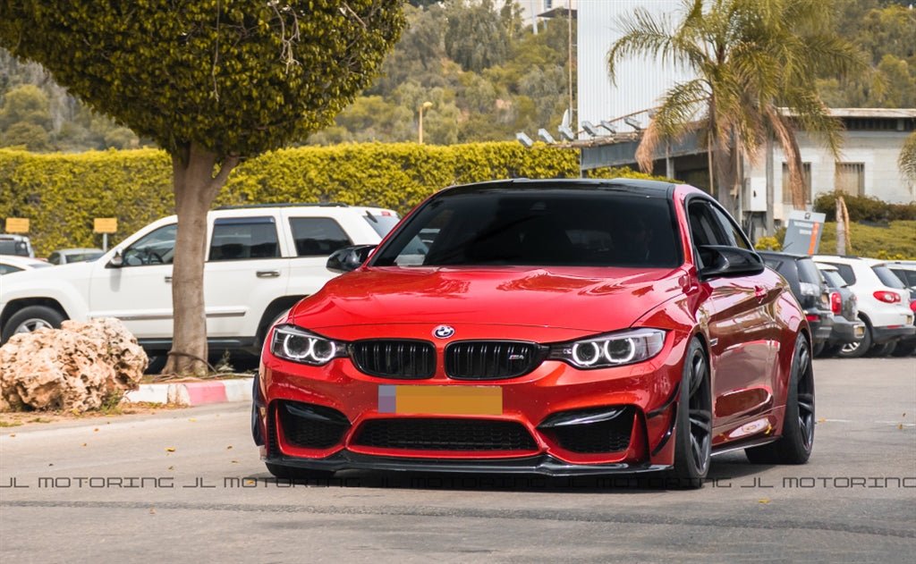 BMW F80 F82 F83 M3 M4 Carbon Fiber Bumper Trims - JL Motoring