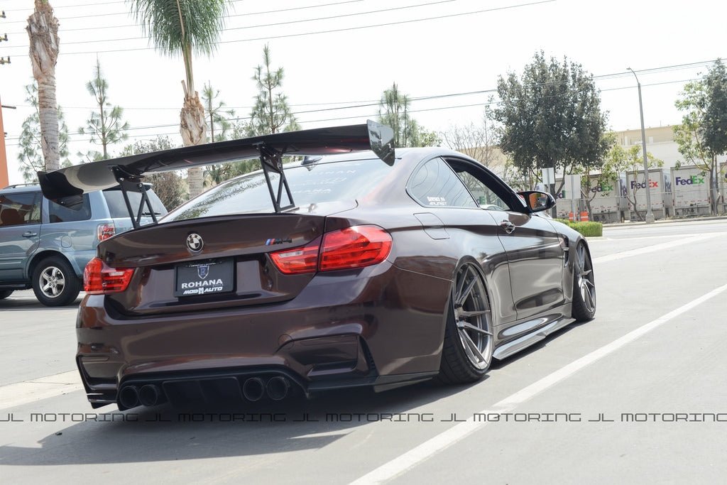 BMW F80 F82 F83 M3 M4 Carbon Fiber Rear Diffuser - JL Motoring