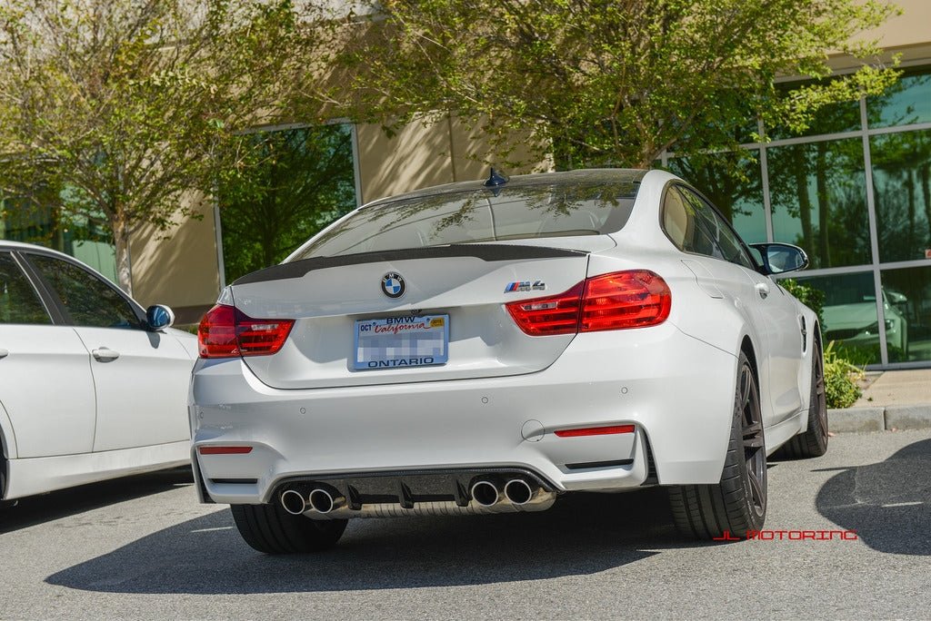 BMW F80 F82 F83 M3 M4 Carbon Fiber Rear Diffuser - JL Motoring