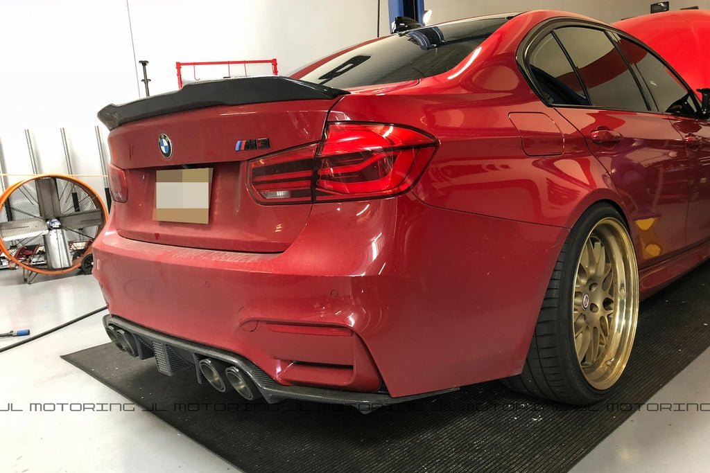 BMW F80 F82 F83 M3 M4 GT Carbon Fiber Rear Diffuser - JL Motoring